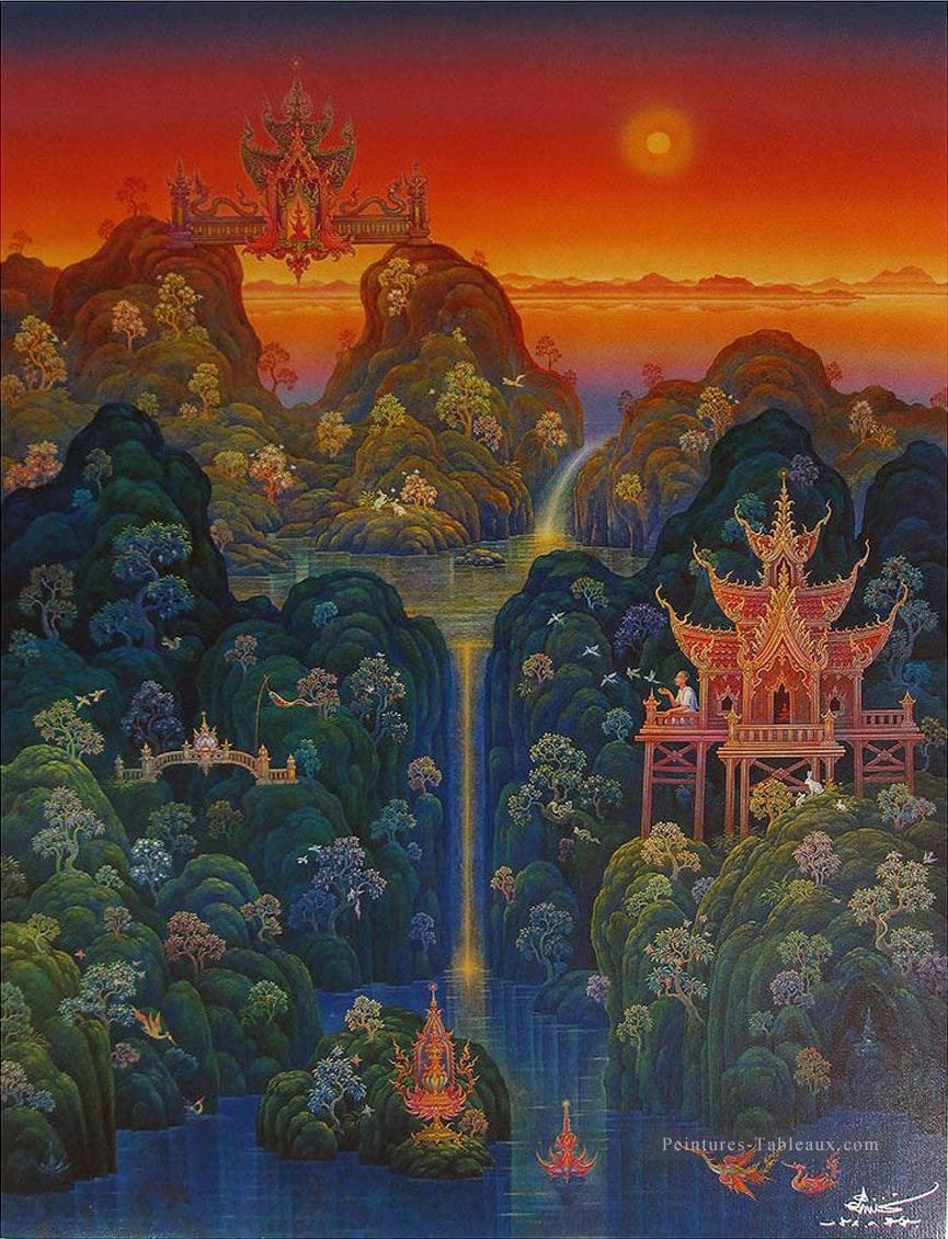 le bouddhisme contemporain Fantasy 006 CK Fairy Tales Peintures à l'huile